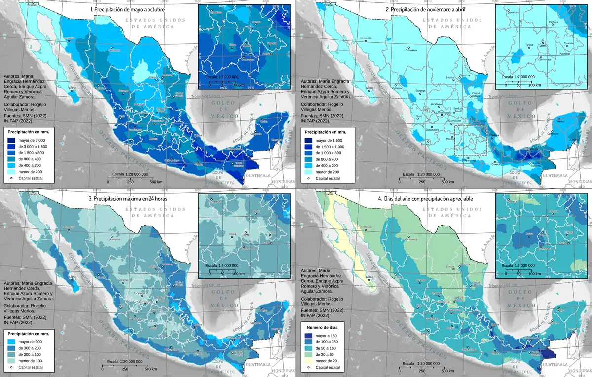 III.3.7. Precipitación estacional