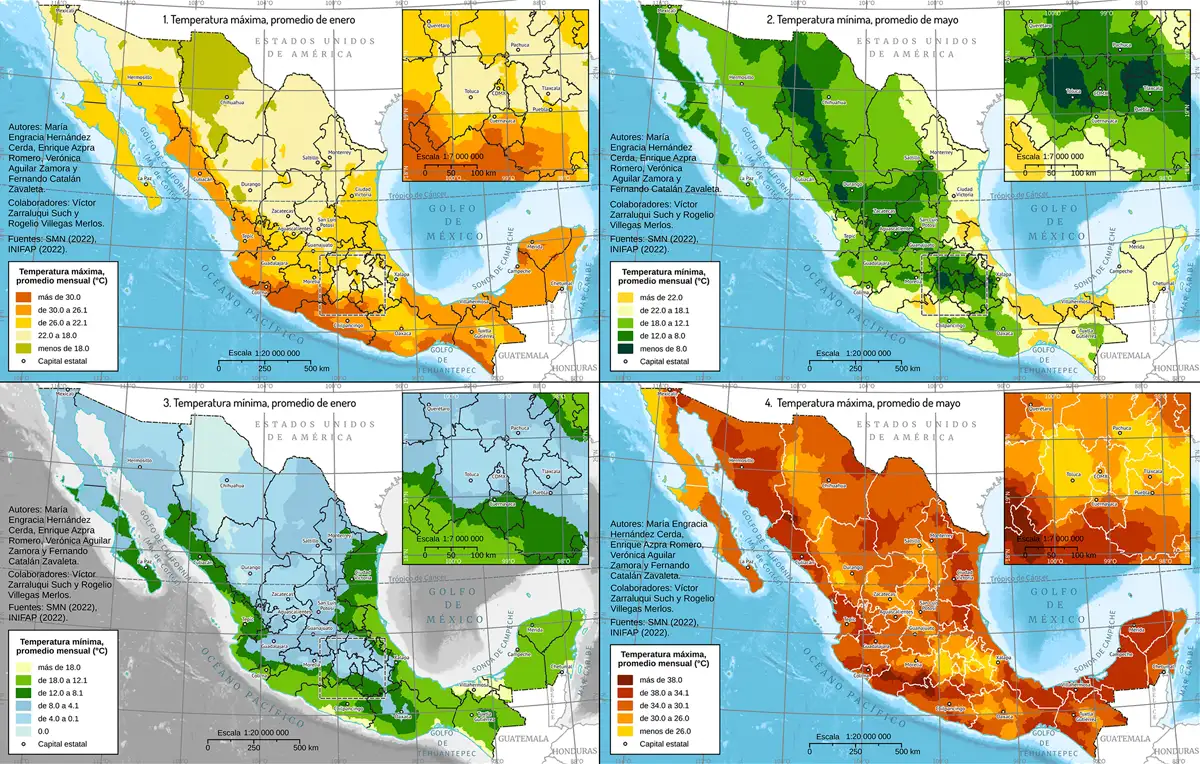 III.3.5. Temperaturas extremas