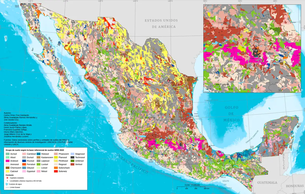 III.6.3. Diversidad geográfica del suelo