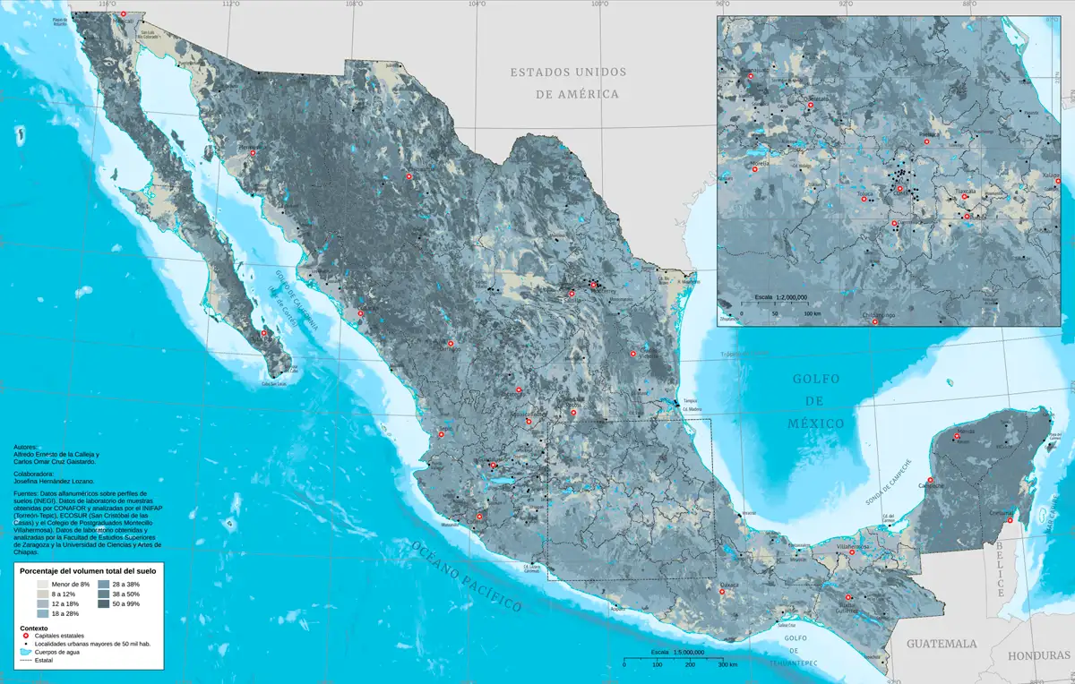 III.6.5. Pedregosidad interna del suelo